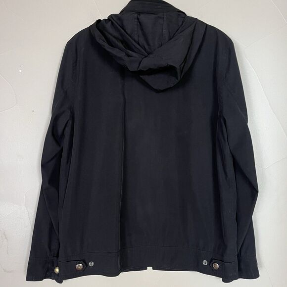Polo Ralph Lauren Jacket Youth‎ XL Black Performance Windbreaker Hooded Full Zip - Picture 7 of 11